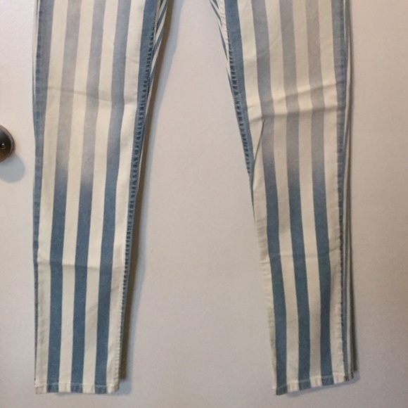 Skinny Stretchy Stripes Jeans, 27, New - Picture 2 of 8